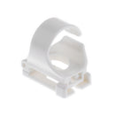 Universal White Plastic Snorkel Clip Keeper Retainer for Scuba Diving and Snorkeling 1inch Diameter
