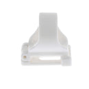 Universal White Plastic Snorkel Clip Keeper Retainer for Scuba Diving and Snorkeling 1inch Diameter