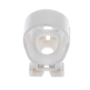 Universal White Plastic Snorkel Clip Keeper Retainer for Scuba Diving and Snorkeling 1inch Diameter