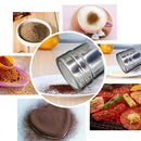 Portable 3.54 x 2.32" Spice Salt Pepper Mesh Shaker Jar Bottle - 304 Stainless Steel Camping Travel Picnic Outdoor Cooking