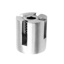High Polished 316 Stainless Steel Wire Rope Cross Clip Green Wall (M12 x 4mm)