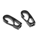 6 Pieces Black Nylon Kayak Canoe Boat 6mm Bungee Rope Fishing Rod Leash Ends Hook Clips Accessories
