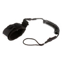 Surfboard Longboard Leash 5' Coiled Stand-Up Paddle Board Leash SUP - Black