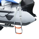 Premium Polyester Inflatable Boat Rib Dinghy 2 Step Boarding Ladder & Stainless Steel Buckle - Corrosion Resistant & Durable