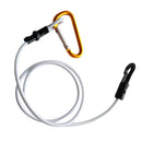 Heavy Duty Safety Kayak Canoe Boat Paddle Leash Elastic Cord with Hook Swivel Clip