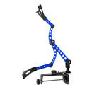 Fishing Rod Holder for Boats with Large Clamp Opening 360 Degree Adjustable Folding Fishing Rod Pole Rack