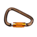 25KN Aluminum Auto Locking Carabiner Hook for Rescue Outdoor Rock Climbing Rappelling Exploring