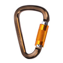 25KN Aluminum Auto Locking Carabiner Hook for Rescue Outdoor Rock Climbing Rappelling Exploring