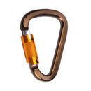 25KN Aluminum Auto Locking Carabiner Hook for Rescue Outdoor Rock Climbing Rappelling Exploring
