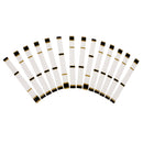 15pcs Universal White 7.68" x 0.79" Archery Arrow Shaft Stickers Wraps - Heat Shrinkable