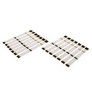 15pcs Universal White 7.68" x 0.79" Archery Arrow Shaft Stickers Wraps - Heat Shrinkable