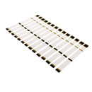 15pcs Universal White 7.68" x 0.79" Archery Arrow Shaft Stickers Wraps - Heat Shrinkable