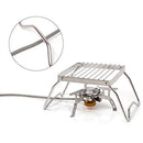 Outdoor Stainless Steel Foldable Stove Burner Support Stand Rack Camping Pot Bracket Holder