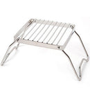 Outdoor Stainless Steel Foldable Stove Burner Support Stand Rack Camping Pot Bracket Holder