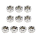 10pcs Skateboard Longboard Truck Wheel Axle Mounting Screw Nuts Replacement