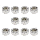 10pcs Skateboard Longboard Truck Wheel Axle Mounting Screw Nuts Replacement