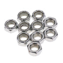 10pcs Skateboard Longboard Truck Wheel Axle Mounting Screw Nuts Replacement