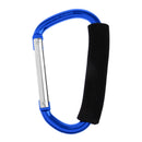 Pushchair Shopping Bag Hook Carabiner Large D Ring Mountaineering Clip Camping Hammock Hook Backpack Hanging Clip