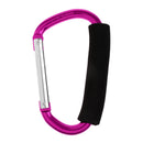 Pushchair Shopping Bag Hook Carabiner Large D Ring Mountaineering Clip Camping Hammock Hook Backpack Hanging Clip