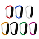Pushchair Shopping Bag Hook Carabiner Large D Ring Mountaineering Clip Camping Hammock Hook Backpack Hanging Clip