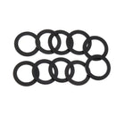 10pcs Black Skateboard Truck Axle Speed Washer Speed Ring Longboard Hardware
