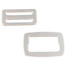 1 Pair Climbing Safety Harness Webbing Belt Buckle Snap Fastener Clip Alloy