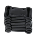 10pcs Plastic Rock Climbing Safety Harness Buckles Webbing Clip for 44x4mm Belt