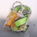 Outdoor Climbing Safety Harnesss Rope with Metal Buckle Fall Protection Gear for Rappelling