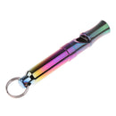 Emergency Safety Whistle with Keyring Outdoor Survival Rustproof Adventure Life Saving High Frequency Bamboo Shape