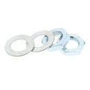 4pcs Set Roller Skate Toe Stop Lock Nuts & Washers 21mm Outer Diameter