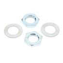 4pcs Set Roller Skate Toe Stop Lock Nuts & Washers 21mm Outer Diameter