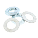 4pcs Set Roller Skate Toe Stop Lock Nuts & Washers 21mm Outer Diameter