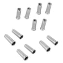 12pcs Durable Replacements Hunting Archery Aluminum Arrow Inserts 6.2mm/ 0.244 inch