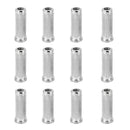 12pcs Durable Replacements Hunting Archery Aluminum Arrow Inserts 6.2mm/ 0.244 inch