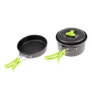 Outdoor Camping Cookware Frying Pan Skillet Bowl Spoon Cook Supplies Set Foldable Non Stick Pot