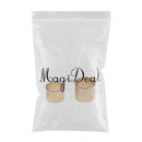 2 pcs Trekking Hiking Poles Stick Protector Prevent Crack Brass Hoop for tip