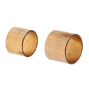 2 pcs Trekking Hiking Poles Stick Protector Prevent Crack Brass Hoop for tip
