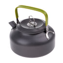 Outdoor Camping Cookware 800ml Water Kettle Frying Pan Stewing Pot with Lid