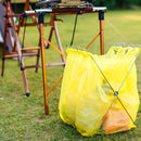 Camping Fold Up Trash Bags Stand Holder Rack Garbage Waste Sorting Bin Picnic BBQ