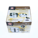 Portable Camping Cook Cooking Cookware Set Stainless Steel Pots Pans Cookout Easy Storage