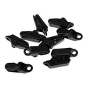 10pcs Camping Tent Clip Clamp Fastener Hanging Hook Outdoor Tent Snaps Black 33 x 10 x 13mm