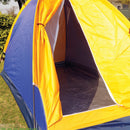 Lightweight Waterproof 1 Person Camping Backpacking Tent with Carry Bag Blue & Yellow Color