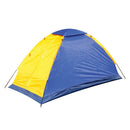 Lightweight Waterproof 1 Person Camping Backpacking Tent with Carry Bag Blue & Yellow Color