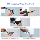 Black Archery Hunting Multifunctional Arrows Tool Fletch Arrow Glue Remover Kit