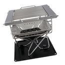 Detachable Stainless Steel Cooking Stove Broil Rack Bracket Roast BBQ Charcoal Grill style B