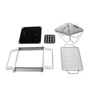 Detachable Stainless Steel Cooking Stove Broil Rack Bracket Roast BBQ Charcoal Grill style B