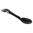 Stainless Steel Spoon Fork with Bottle Opener Lightweight Dinnerware for Outdoor Travel Camping