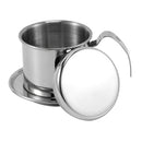 Stainless Steel Camping Coffee Percolator Pot Portable Coffee Cup Small Convenient Tableware for Outdoor Sports