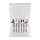 6pcs Titanium Tent Pegs Outdoor Camping Tent Stakes Nails with Three Sides Design for Easy Installation