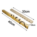 Outdoor Primitive Fire Starter Wood Bow Hand Drill Survival Friction Fire Tool for Camping Hiking Backpacking